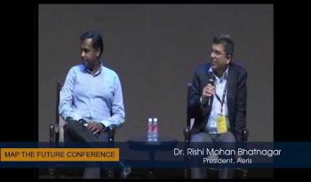 Dr Rishi in the panel discussion at MapMyIndia - Seize the Future with IoT held in April 2017.
