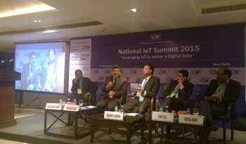 Dr Rishi led the panel discussion on leveraging IoT to deliver a digital India.