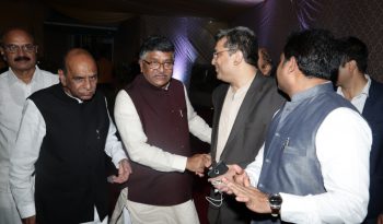 Meeting with Ravi Shankar Prasad, Law & Justice, Information Technology Minister of India