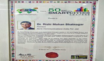 Recognized as the "50 Most Impactful Smart Cities Leaders (Global Listing)" by World CSR Day