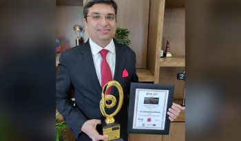 Dr. Rishi has been awarded with BTVI &lsquo;Business Leader of the year award
