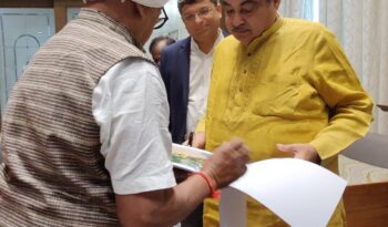 With Sh. Nitin Gadkari Ji, Minister for Road Transport & Highways of Govt. of India